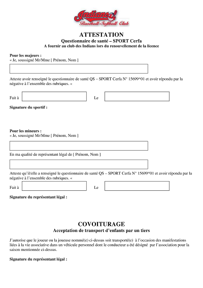 Attestation covoit - Autorise transport d’enfants par covoiturage