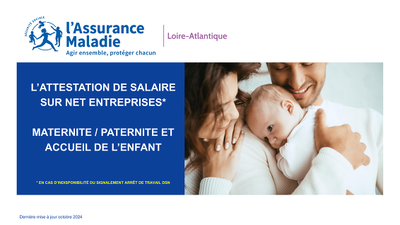 Attestation maternité - Attestation DSN maternité/paternité